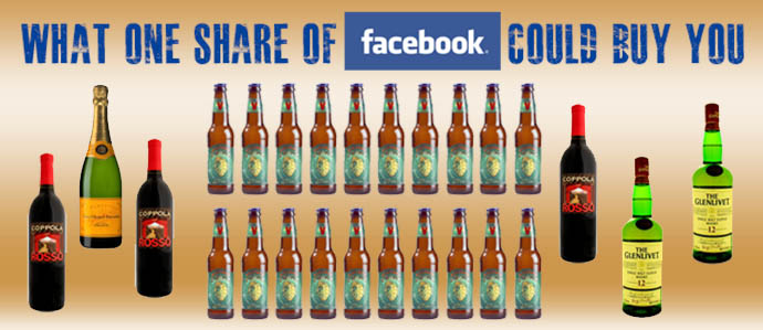 How Much Booze Is One Share of Facebook Worth? 