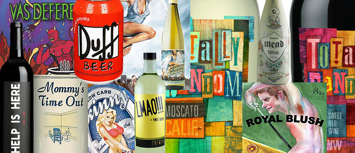 10 Wackiest Wine and Beer Labels