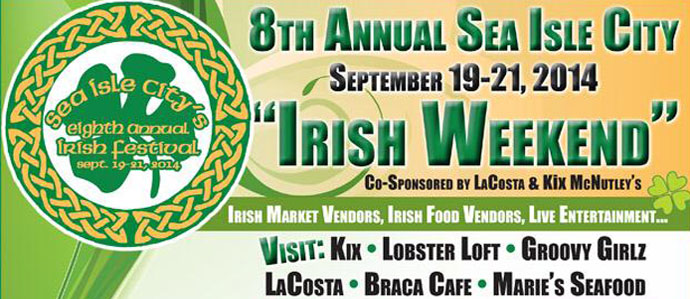 It's Easy Being Green at the 8th Annual Irish Festival in Sea Isle City, Sept. 19-21